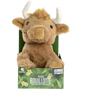 Pelucho - Peluche Bouillotte Yack - Made in France pas cher