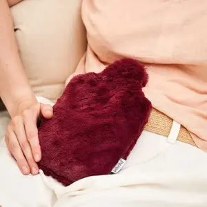 Pelucho - Bouteille Bouillotte micro-ondes Prune - Made in France pas cher
