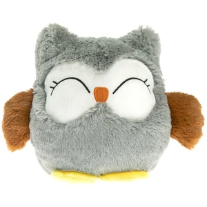 Pelucho Peluche Bouillotte Chouette Grise - Made in France pas cher