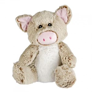 PELUCHO Peluche Bouillotte Cochon - Made in France pas cher