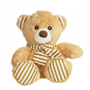 Pelucho Peluche Bouillotte Ours Crème - Made in France pas cher