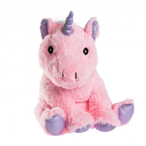 Pelucho Peluche Bouillotte Licorne Rose - Made in France pas cher