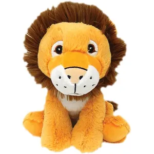 Pelucho - Peluche Bouillotte Lion - Made in France pas cher