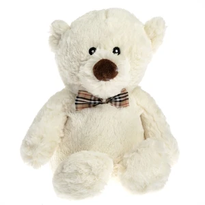 Pelucho - Peluche Bouillotte Ours Blanc - Made in France pas cher