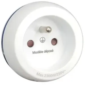 LTE DESIGN - Adaptateur 2p+t France-Italie 230V 2300W pas cher