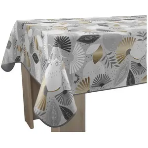 Comparateur de prix : LE LINGE DE JULES Nappe Anti-taches Esther - Rectangle 150 x 200 cm