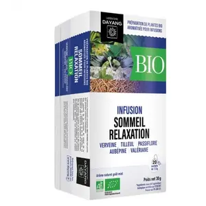 Comparateur de prix : Dayang Infusion Bio Sommeil Relaxation 20 sachets