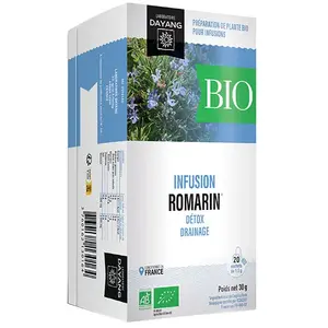 Comparateur de prix : Dayang Infusion Romarin Bio 20 sachets