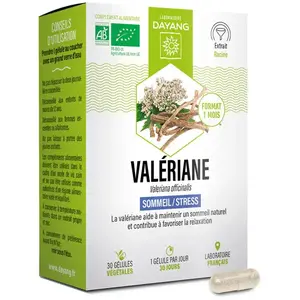 Dayang Valériane Bio 30 gélules pas cher
