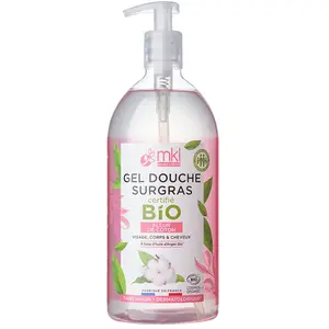Comparateur de prix : MKL Green Nature Gel Douche Surgras Fleur de Coton Bio 1 L