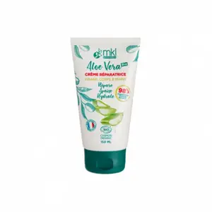 Mkl green nature crème réparatrice aloe vera 98.9% bio 150ml pas cher
