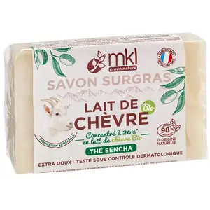 Comparateur de prix : MKL Green Nature Lait de Chèvre Bio Savon Surgras Thé Sencha 100 g