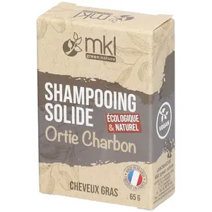 Comparateur de prix : MKL Shampooing Solide Ortie et Charbon Cheveux Gras 65g