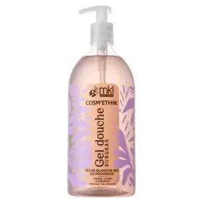 MKL Green Nature Gel Douche Pêche Blanche Bio de Provence Cosm'ethik 1L pas cher