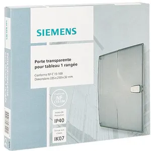 Siemens Porte pour tableau électrique 1 rangée pas cher