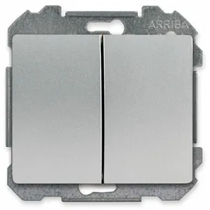 Siemens - double va et vient aluminium delta iris pas cher