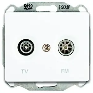 Comparateur de prix : Siemens Delta Iris Prise Tv Fm Blanc Sie266740