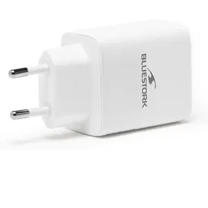 Bluestork Chargeur USB-C/A 65W Power Delivery (Blanc) pas cher