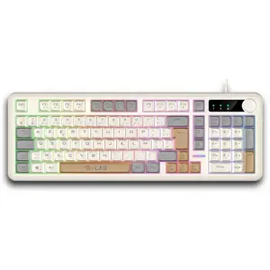 Clavier gaming filaire Azerty Keyz Caesium Ex avec molette de volume