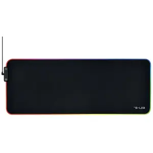Tapis De Souris The G-lab Gaming Xxl Avec Retroeclairage Rgb, 4mm pas cher