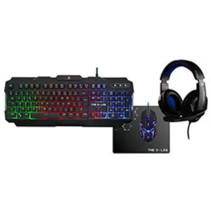 Comparateur de prix : The G-Lab Combo Argon clavier Souris incluse USB AZERTY Français Noir
