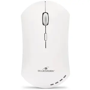 Bluestork Souris Sans Fil - - 5 Boutons - 1000/1600 DPI - Windows et Mac - Blanc pas cher