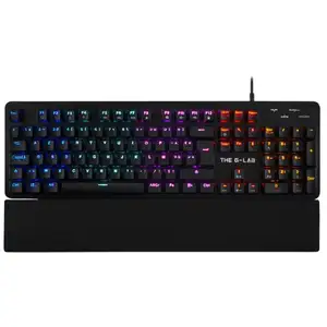 Clavier Gamer Mécanique G-Lab KEYZ Rubidium AZERTY Noir – Rétroéclairé, Programmable, Neuf