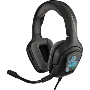 The G-Lab Casques avec Microphone KORP-COBALT-7.1 Noir Multicouleur TUVendu parkaufland