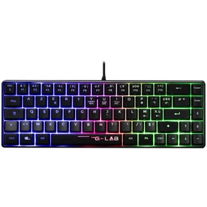 Comparateur de prix : Clavier Gaming The G-Lab Keyz Hydrogen Azerty pour PC PS4 et Xbox Noir