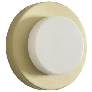 Plafonnier pour salle de bain doré Lia IP44 - ENOstudio pas cher