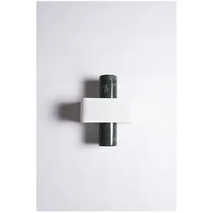Applique murale en marbre vert 31 cm Hossa - ENOstudio
