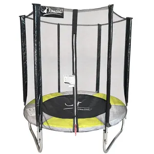 Comparateur de prix : Kangui Trampoline rond Ø180cm avec filet de sécurité YZI 180