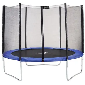 Comparateur de prix : KANGUI Trampoline rond Bleu Ø250cm avec filet de protection