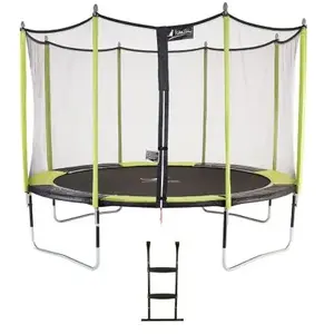 Comparateur de prix : Trampoline de jardin Kangui JUMPI POP 360 - Filet de sécurité - Échell...