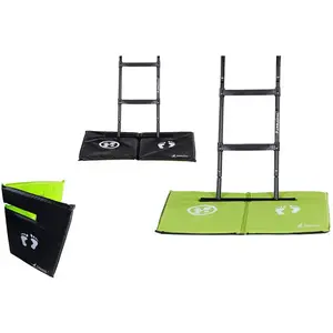 Comparateur de prix : Kangui Tapis de sol universel pour trampoline Réversible noir ou vert