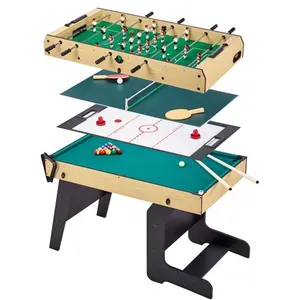 Comparateur de prix : KANGUI Table multi jeux pliable adulte - Babyfoot, Billard, Ping Pong,...