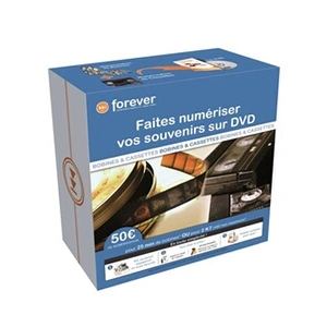 Comparateur de prix : FR BRAND Coffret cadeau Forever Numérisation Cassettes ou Super8 sur DVD
