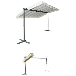 Comparateur de prix : Habrita - pergola marquise 3.60x2.50m gris anthracite - per2535m TU