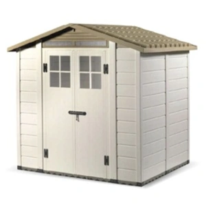 Habrita - abri de jardin 3.98m² beige - evo200 TU pas cher