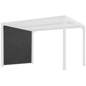 Comparateur de prix : Rideau pour pergola bioclimatique 8 personnes gris Habrita perbir30