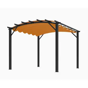 Comparateur de prix : Habrita - pergola arche 11.22 m2 rouille - per 3433 gr TU
