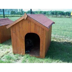 Comparateur de prix : Niche à chien 1,17m² en bois avec toit bitumé et plancher Habrita