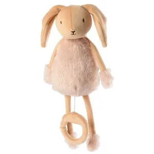 Pioupiou et Merveilles Les doux Bidous Peluche Boîte à musique Valentin le Lapin pas cher
