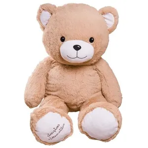Comparateur de prix : Pioupiou et Merveilles Peluche géante Ours Gaston beige 100cm - Made in France