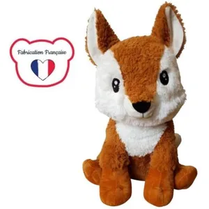 Comparateur de prix : Pioupiou et Merveilles Peluche Géante Renard Gaspard - Made In France Roux