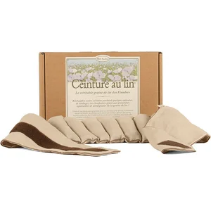 Comparateur de prix : Mille Oreillers - Ceinture au lin® - 20 x 128 cm - Soulage les lombaires - Dos