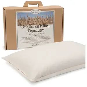 Comparateur de prix : Oreiller ferme d'épeautre biologique, MILLE OREILLERS 40 x 60 cm 