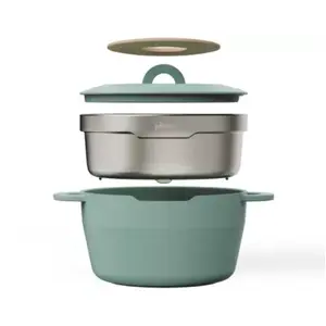Pebbly - Cocotte  24cm Vert