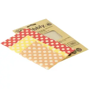 Pebbly - Set de 3 feuilles d'emballage alimentaire réutilisableVendu pargreenweez