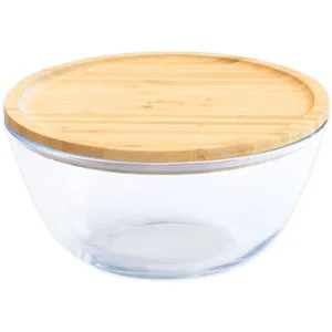 Pebbly Bol, Verre, Ø 23 x 12 cm, PKV-013 pas cher